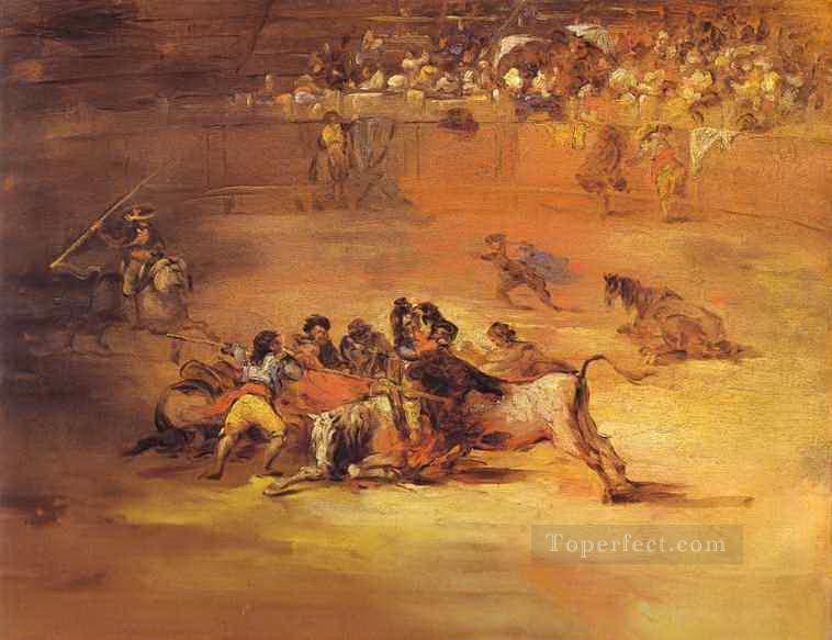 Scene of a bullfight Francisco de Goya Oil Paintings
